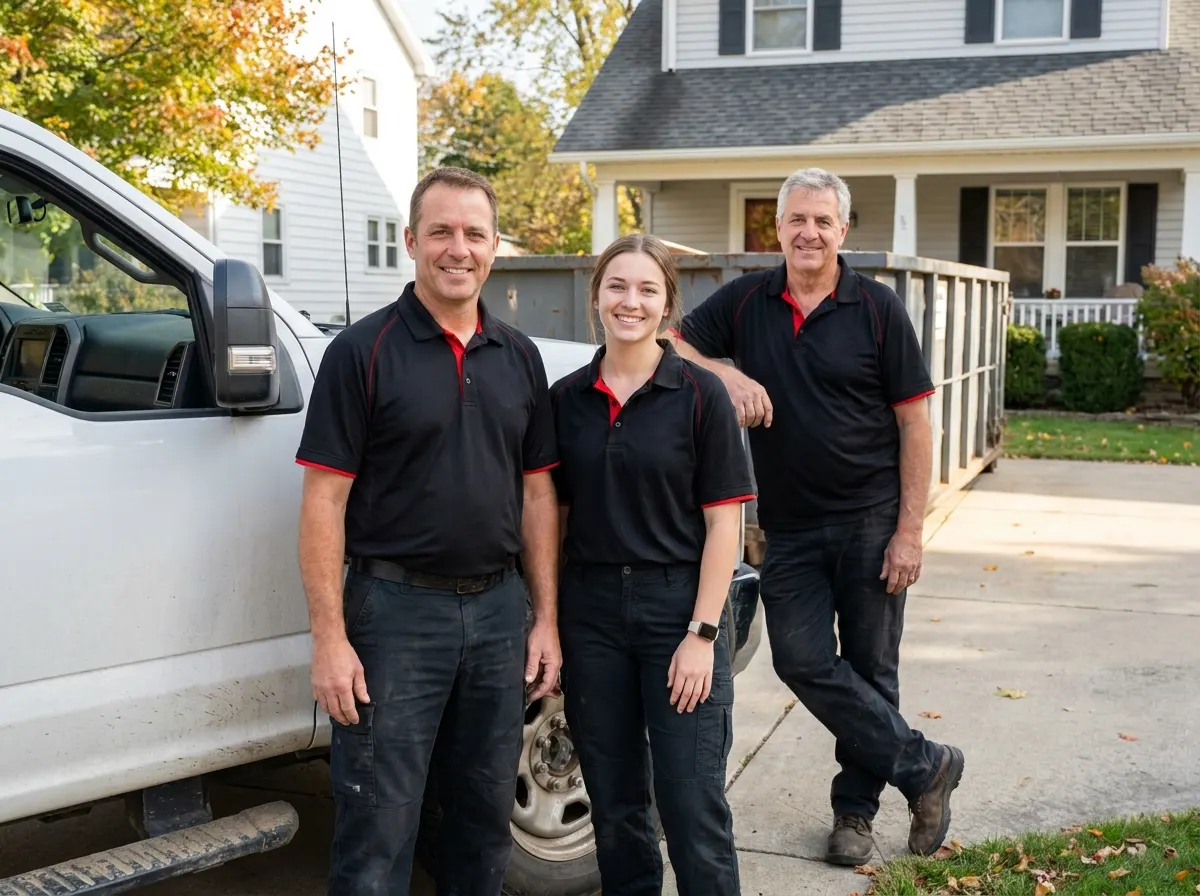 Drop Zone Dumpster Rental dumpster rental team in Lansing, MI
